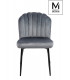 MODESTO krzesło RANGO szare - welur, metal