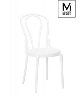 MODESTO krzesło TONI białe- polipropylen