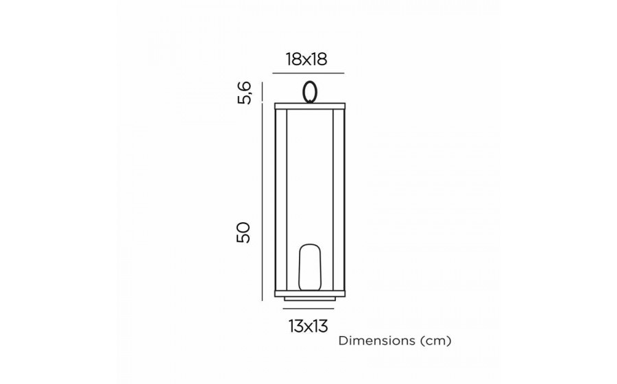 NEW GARDEN lampa dekoracyjna SIROCO 50 BATTERY IN&OUT