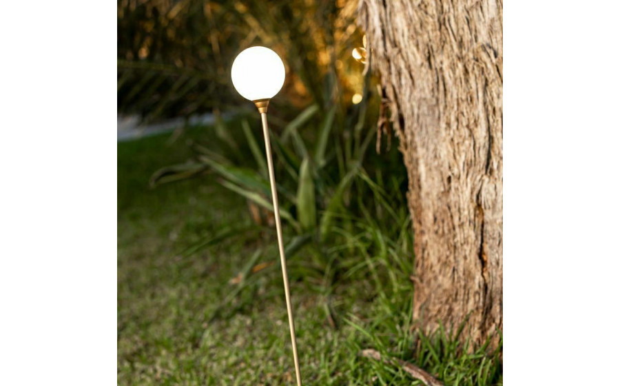 NEW GARDEN lampa ogrodowa BRUNA 80  SOLAR & BATTERY miedziana