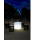 NEW GARDEN lampa ogrodowa CUBY 45 SOLAR & BATTERY biała