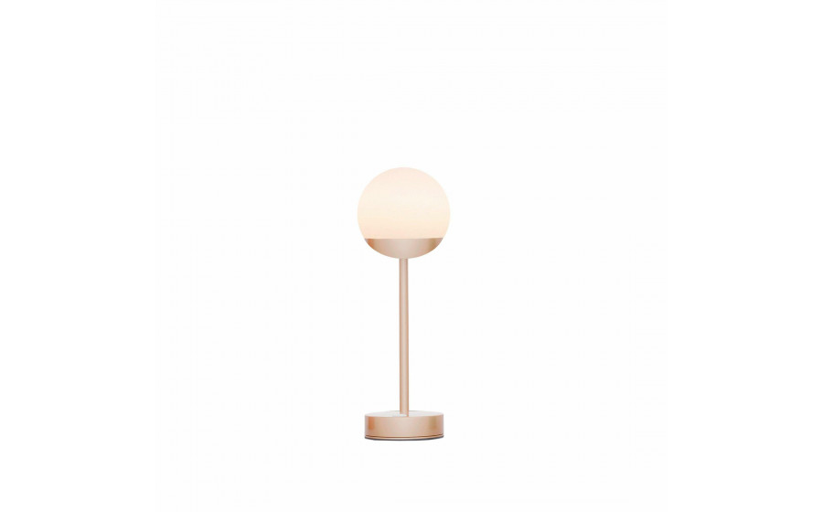 NEW GARDEN lampa stołowa NORAI SLIM 35 BATTERY rose gold