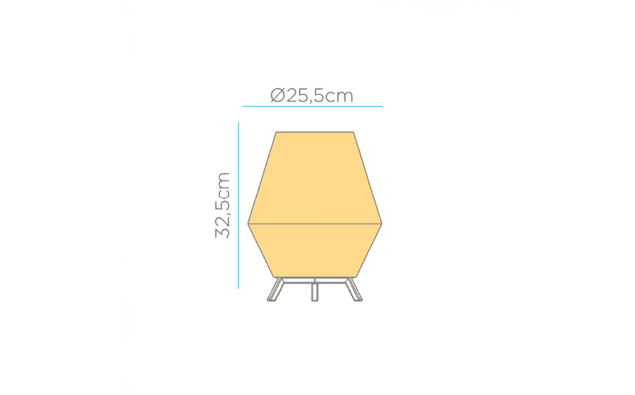 NEW GARDEN lampa stołowa SISINE 30 IN&OUT BATTERY