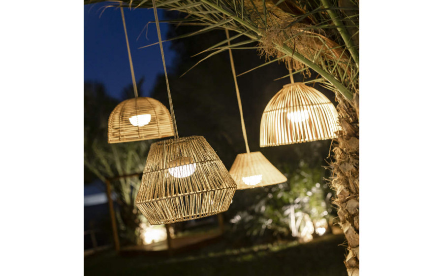 NEW GARDEN lampa wisząca SISINE 30 HANG IN&OUT BATTERY