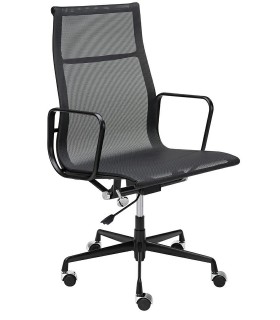 Fotel biurowy AERON PREMIUM czarny- siatka, aluminium
