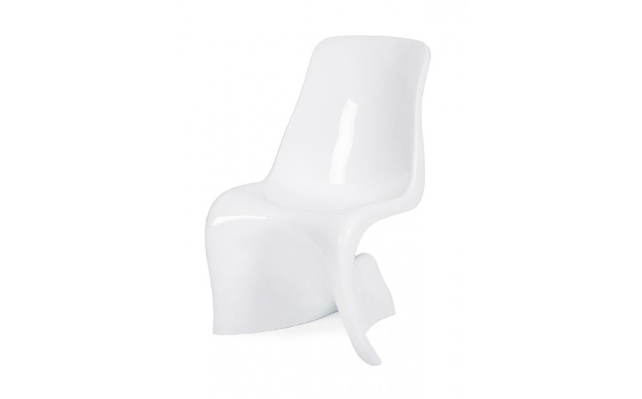 Krzesło HER białe - włókno szklane