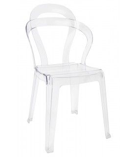 Krzesło MERCI transparentne - poliwęglan