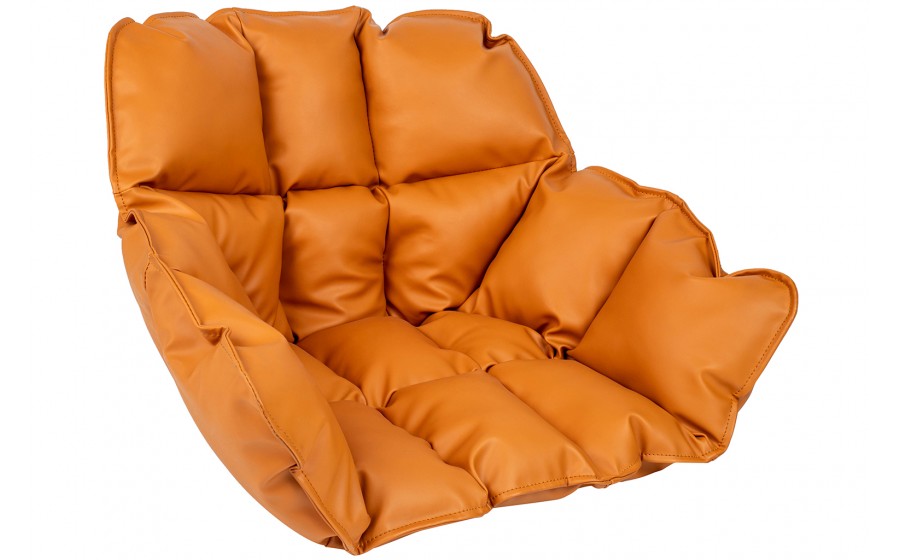 Fotel obrotowy SHIBA brązowy czarny z włókna szklanego