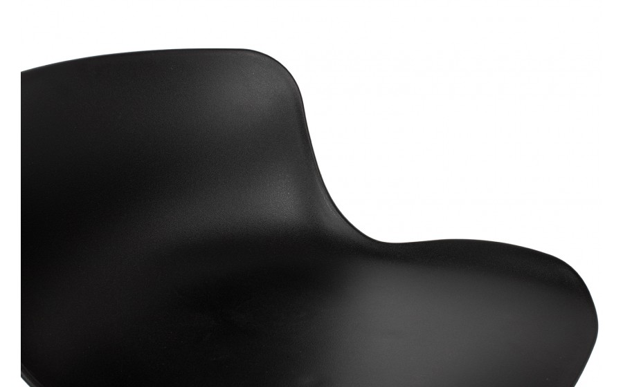 Krzesło barowe COMA czarne
