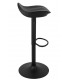 Krzesło barowe FLINT regulowane czarne