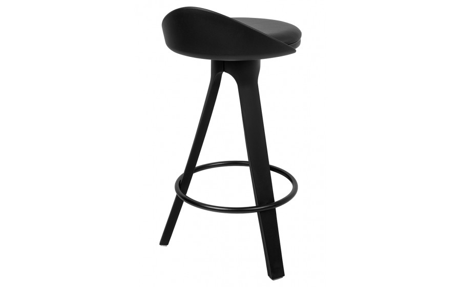 Krzesło barowe MILA 65 czarne
