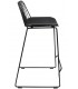 Krzesło barowe MILES czarne 76