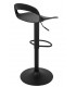 Krzesło barowe WRAPP regulowane czarne