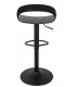Krzesło barowe WRAPP regulowane czarne