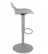 Krzesło barowe WRAPP regulowane szare