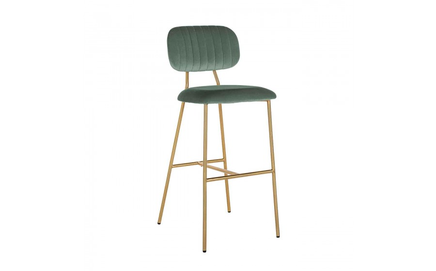 RICHMOND krzesło barowe XENIA JADE  VELVET zielony