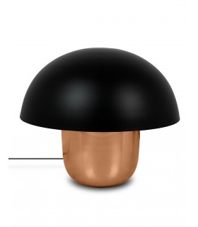 KARE lampa stołowa MUSHROOMmiedziana / czarna 44 cm