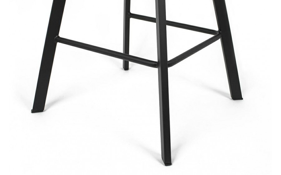 Krzesło barowe CANVA szare