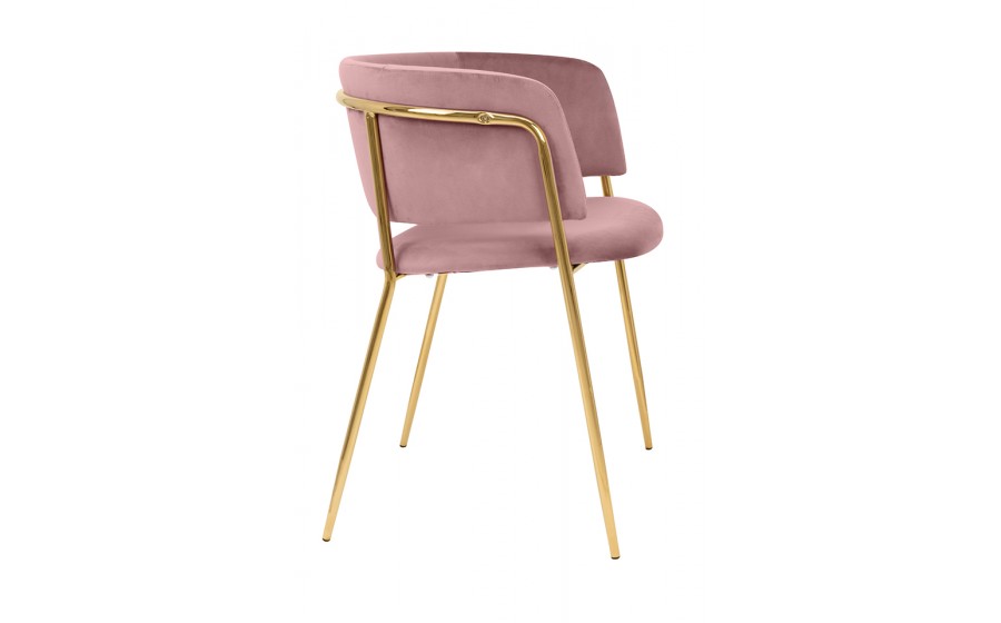 Krzesło DELTA różowe