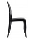 Krzesło ELIZABETH czarne - poliwęglan