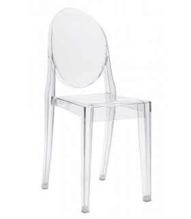 Krzesło VICTORIA transparentne- poliwęglan