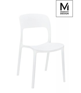 MODESTO krzesło ZING białe- polipropylen