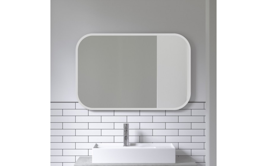 UMBRA lustro prostokątne HUB 61 x 91 cm białe