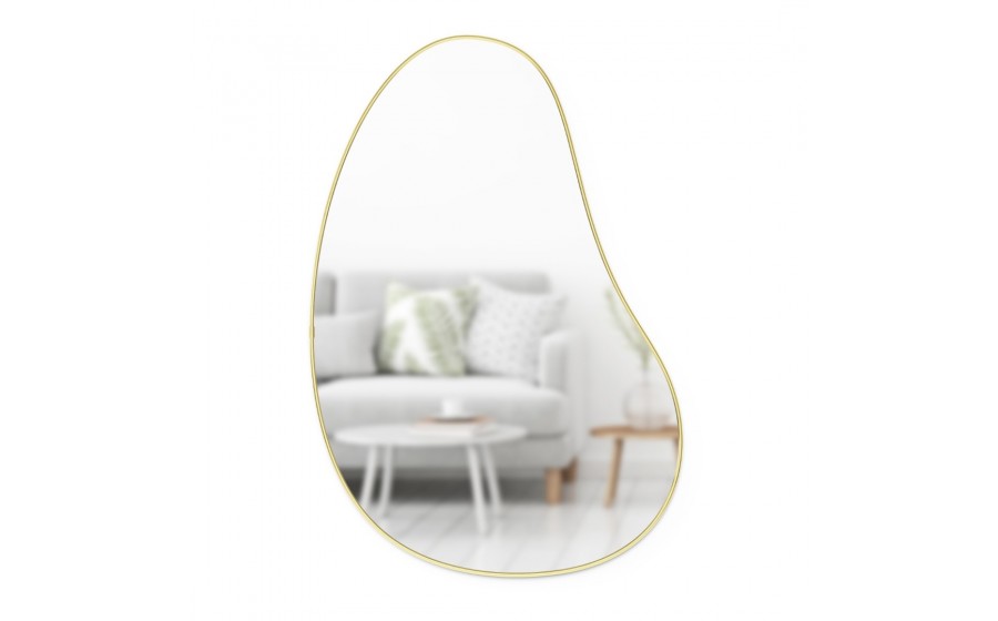 UMBRA lustro ścienne HUBBA 86 cm złote