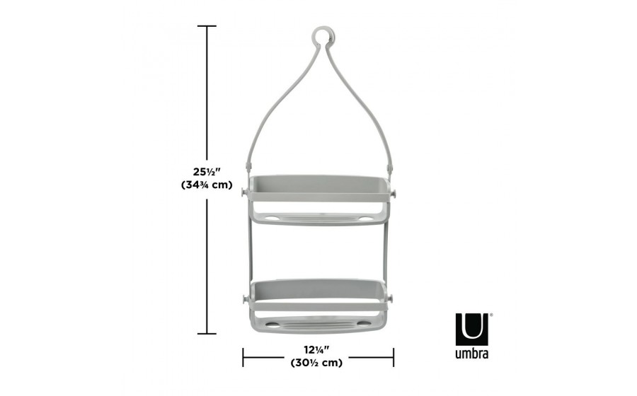 UMBRA organizer łazienkowy FLEX szary