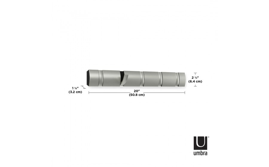 UMBRA wieszak na ubrania FLIP 5  - niklowany