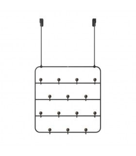 UMBRA wieszak ścienny ESTIQUE czarny orzech
