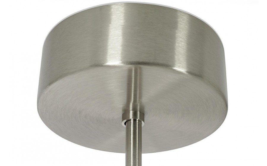 Lampa wisząca CANDELABR PREMIUM 14 srebrna - aluminium, szkło