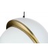 Lampa wisząca GLOBE 38 złota- LED, akryl, metal