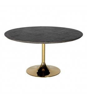 RICHMOND stół jadalniany BLACKBONE GOLD - 140