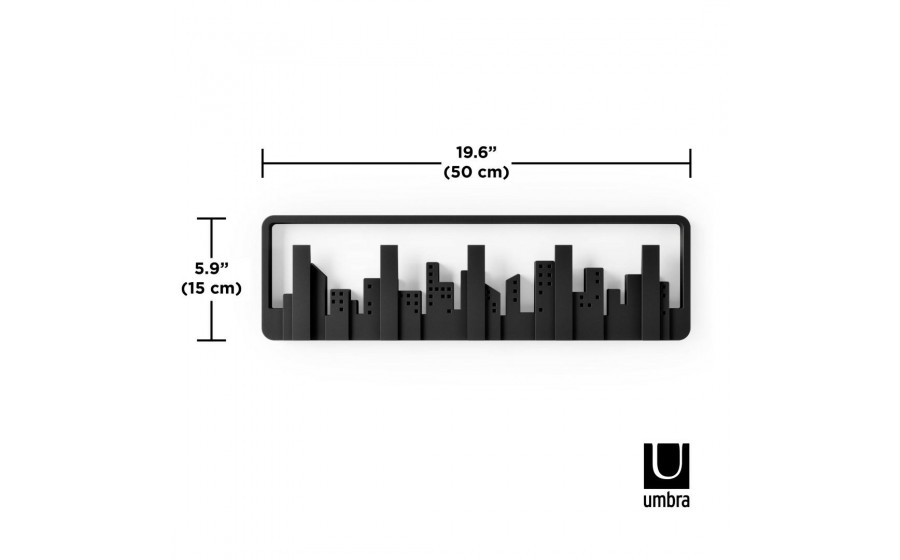 UMBRA wieszak na ubrania SKYLINE czarny