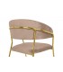 Krzesło barowe MARGO 65 khaki / beżowe