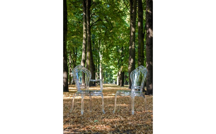 Krzesło KING transparentne - poliwęglan