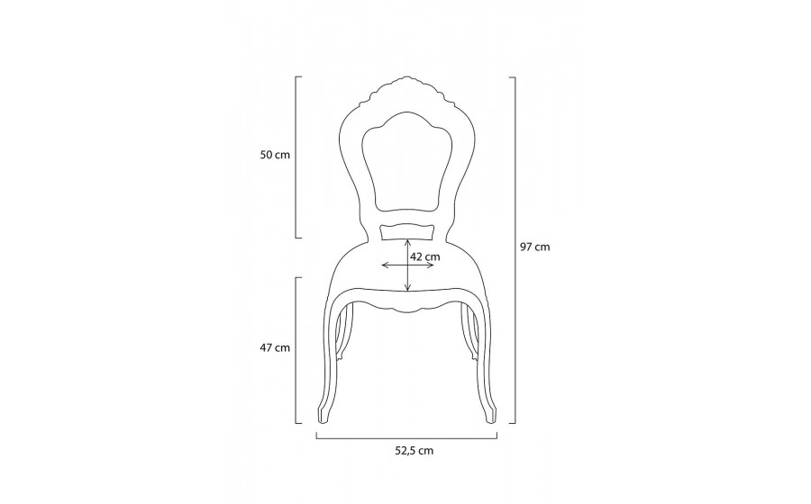 Krzesło KING transparentne - poliwęglan