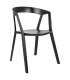 Krzesło VIBIA Czarne Polipropylen, Nowoczesne, Sztaplowane, Indoor/Outdoor