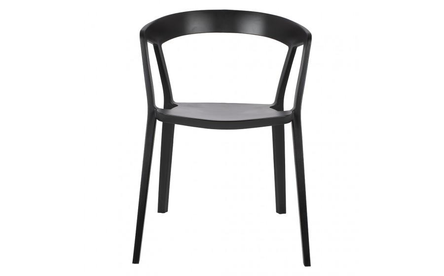 Krzesło VIBIA czarne - polipropylen