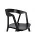 Krzesło VIBIA Czarne Polipropylen, Nowoczesne, Sztaplowane, Indoor/Outdoor