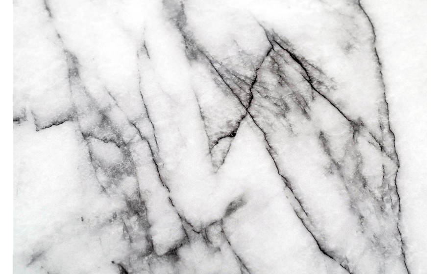 Stół GLAM MARBLE 110 - MDF, złota podstawa