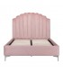 RICHMOND łóżko BELMOND 120x200 różowe - welur