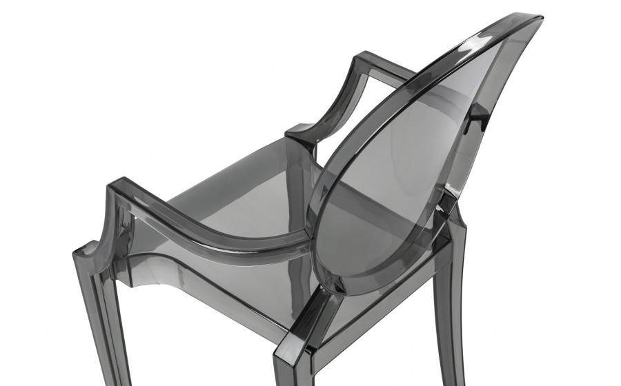 Krzesło LOUIS dymione - poliwęglan