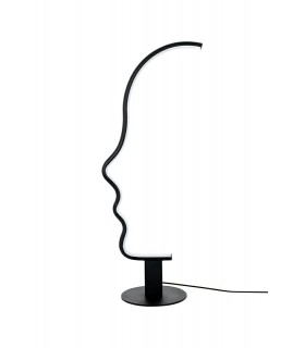 Lampa stołowa FACE TABLE czarna