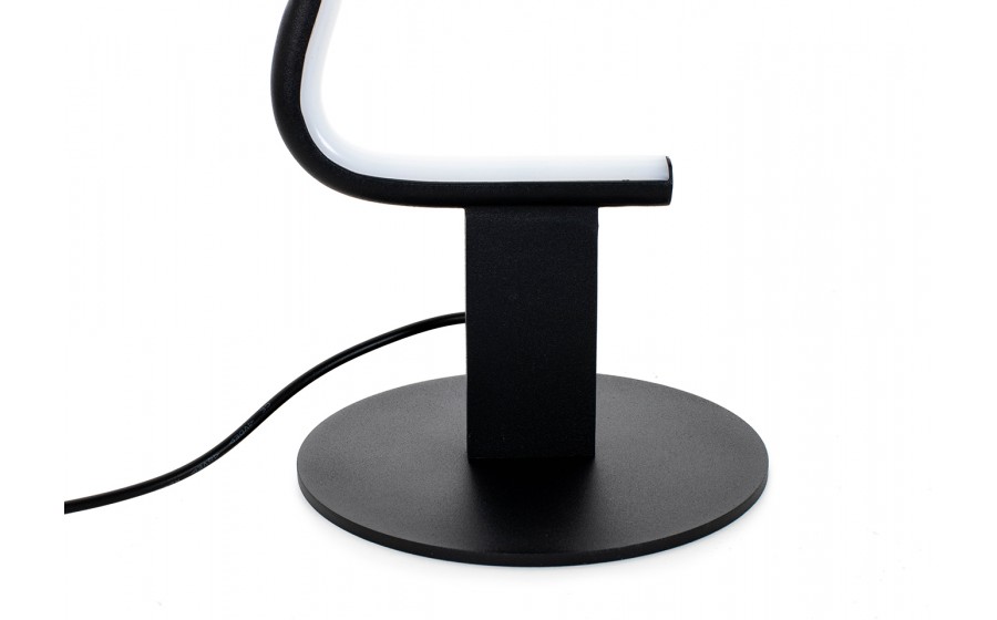 Lampa stołowa FACE TABLE czarna