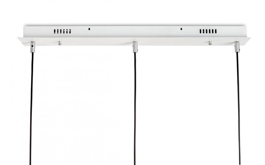 Lampa wisząca CAPRI LINE 3 złota - 180 LED, aluminium, szkło