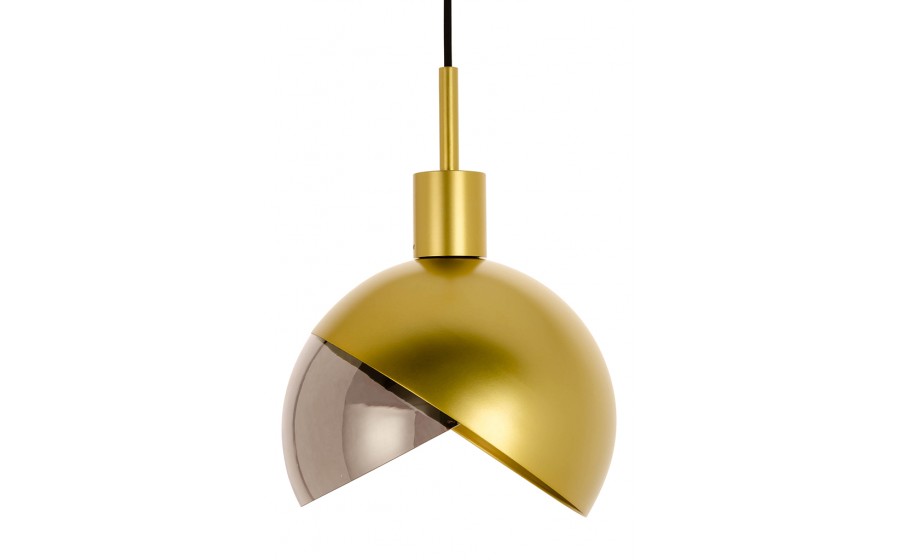 Lampa wisząca GLOBO 25 złota - metal, szkło