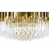 Lampa wisząca IMPERIAL GOLD 80 - stal, kryształ