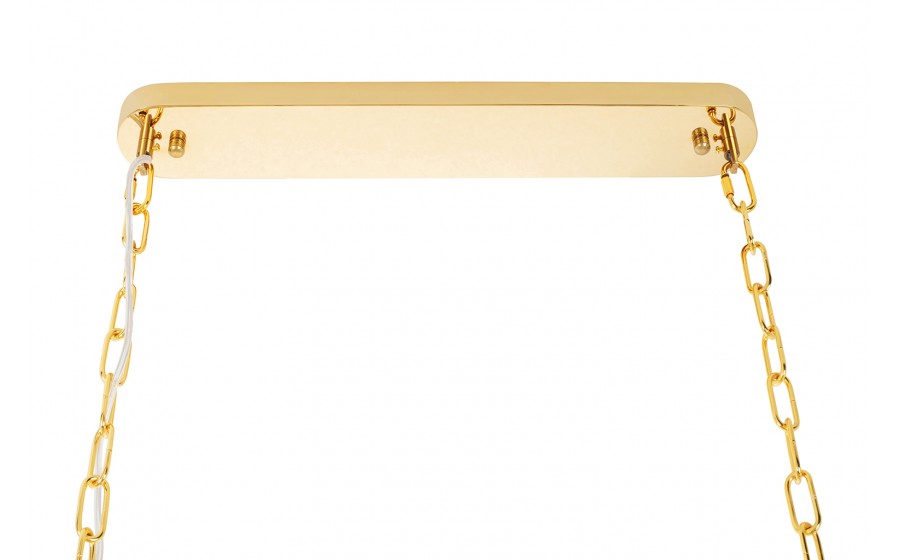 Lampa wisząca IMPERIAL LONG GOLD 90 - stal, kryształ